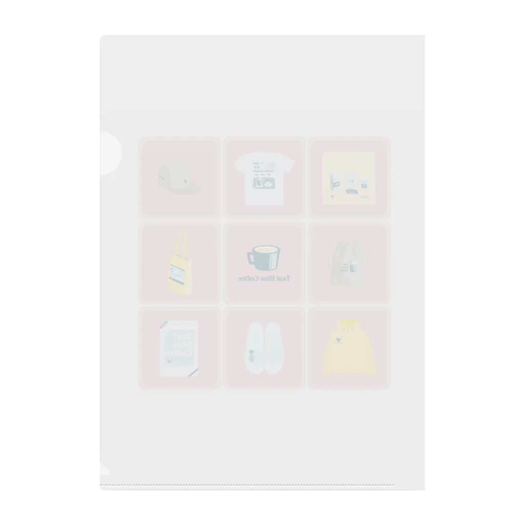 Teal Blue CoffeeのTealBlueItems _Cube PINK Ver. クリアファイル