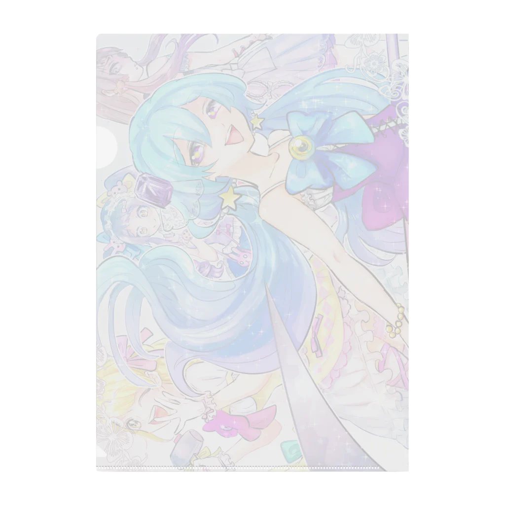 おみせやさーんのMAHOUSYOUJO Clear File Folder