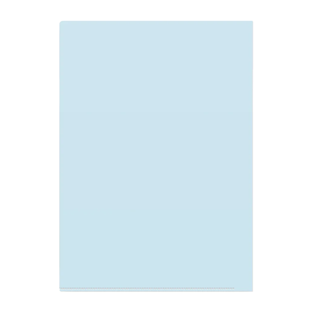 アヲゾラのクリアファイル／Striped Dot ブルー クリアファイル