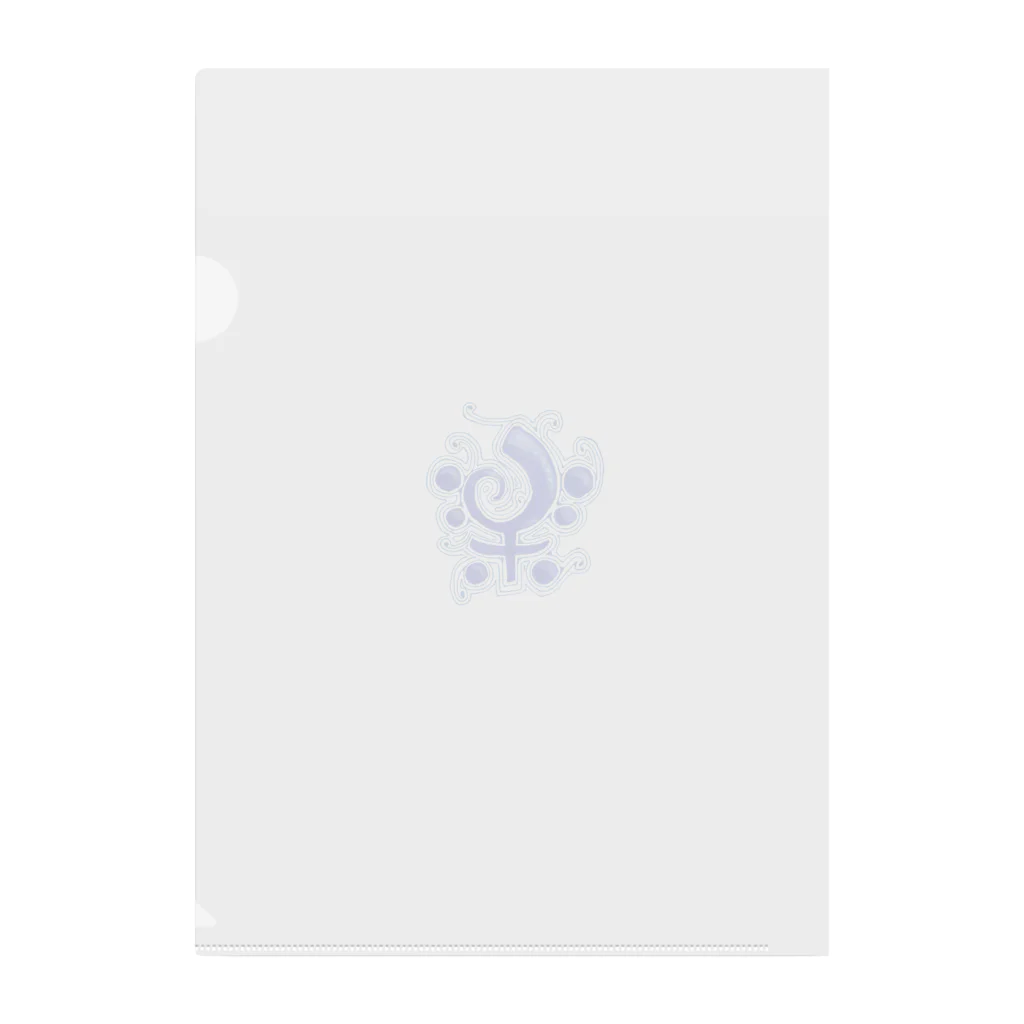 Mojiあーとのらく楽らく Clear File Folder