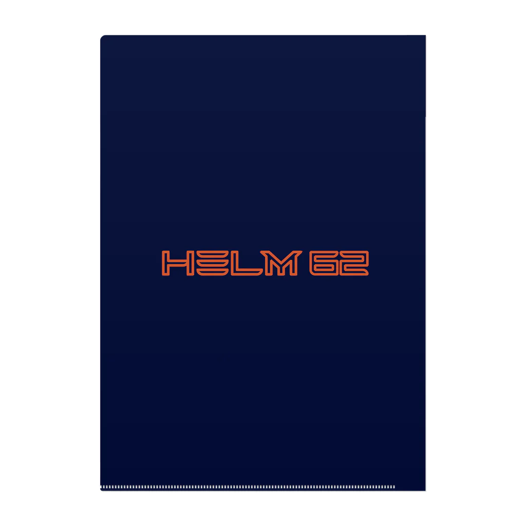 HELM MOTORSPORTSのHELM62 Clear File Folder