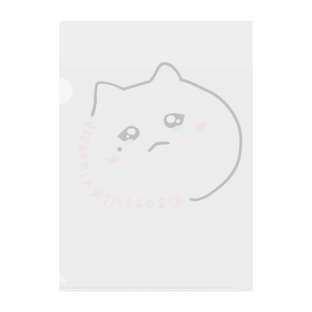 みかのねこ泣き Clear File Folder