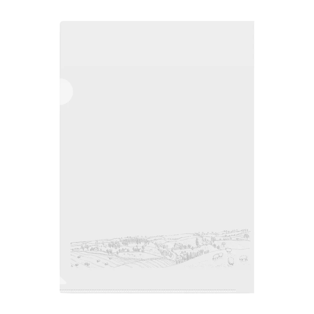 fuuniyの英国　コッツウォルズ風景 Clear File Folder