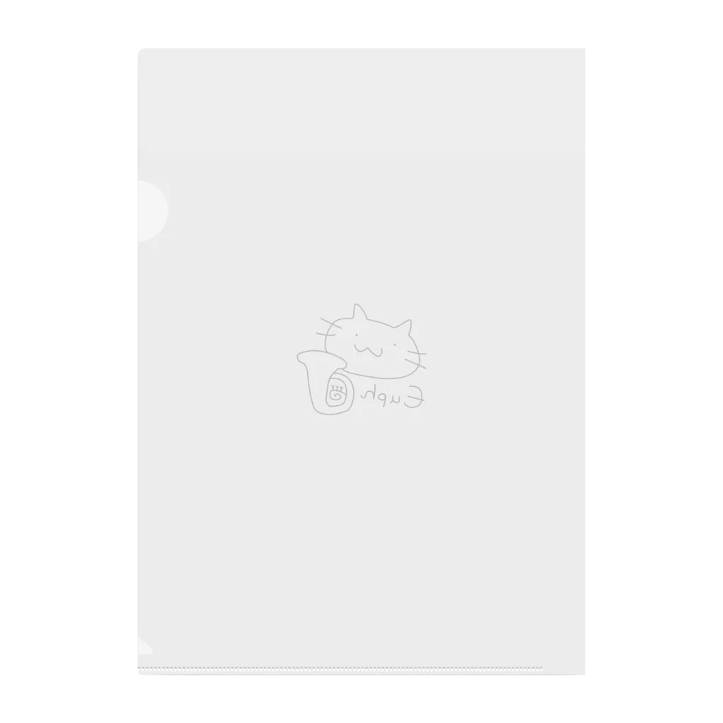 ゆーふぉねこちゃんのゆーふぉねこちゃん Clear File Folder