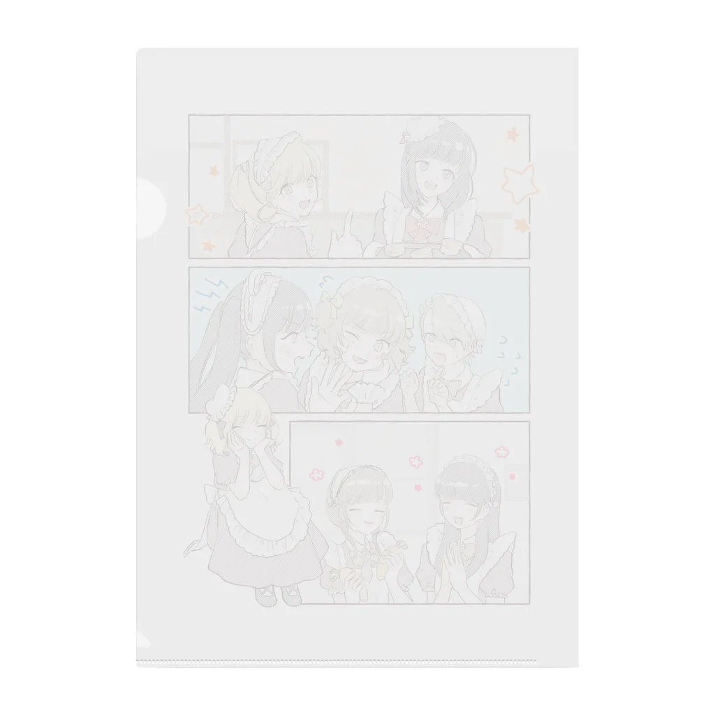 メイドカフェルフナリゼのみなつき10周年作品 Clear File Folder