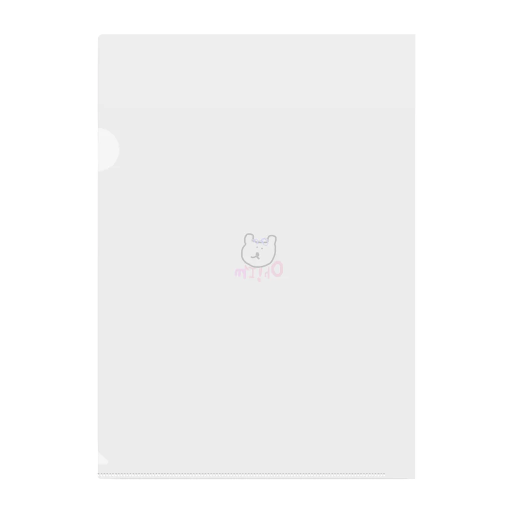 Oh!i'mのoh!i'm2021SS Clear File Folder