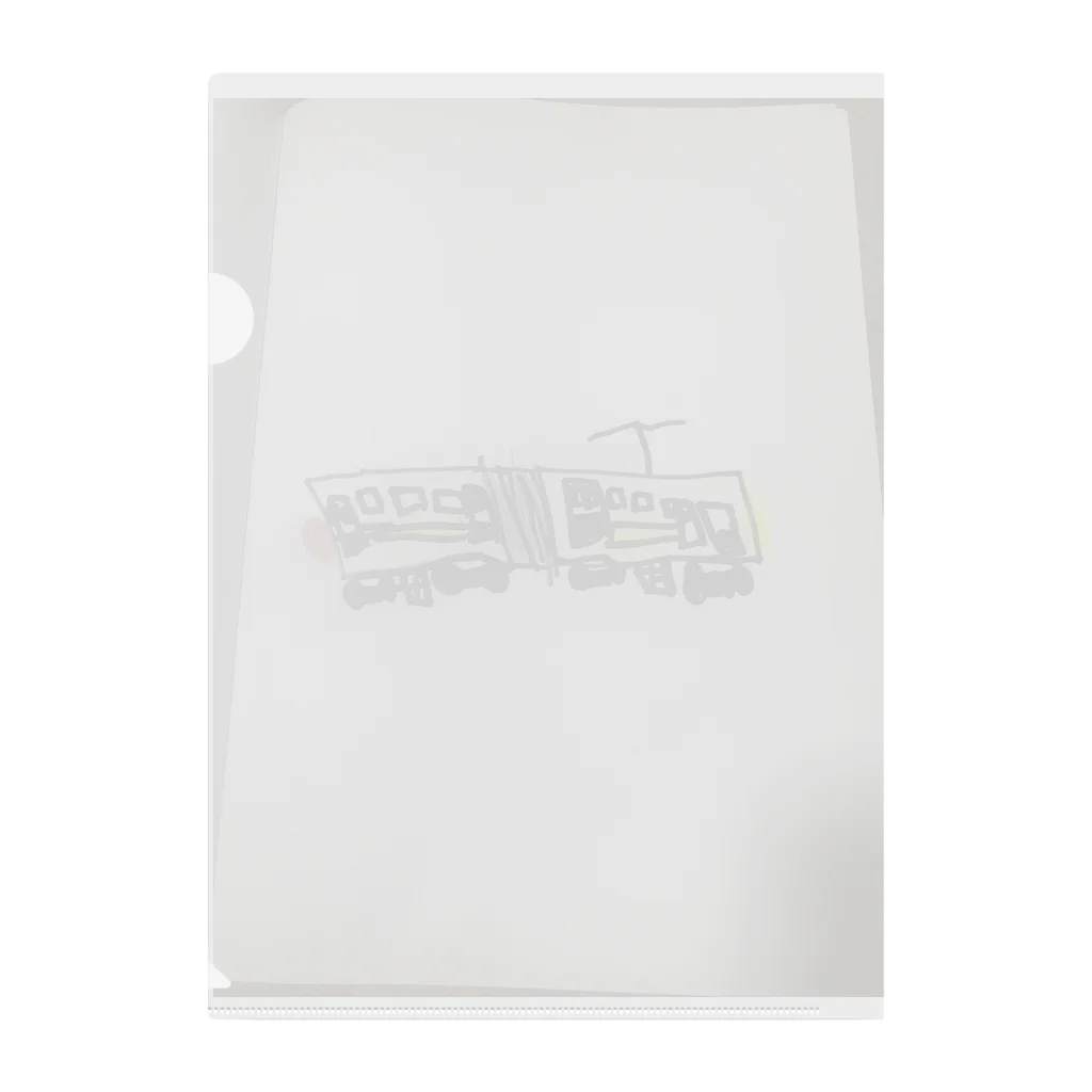 ふうちゃんマンのでんしゃ Clear File Folder