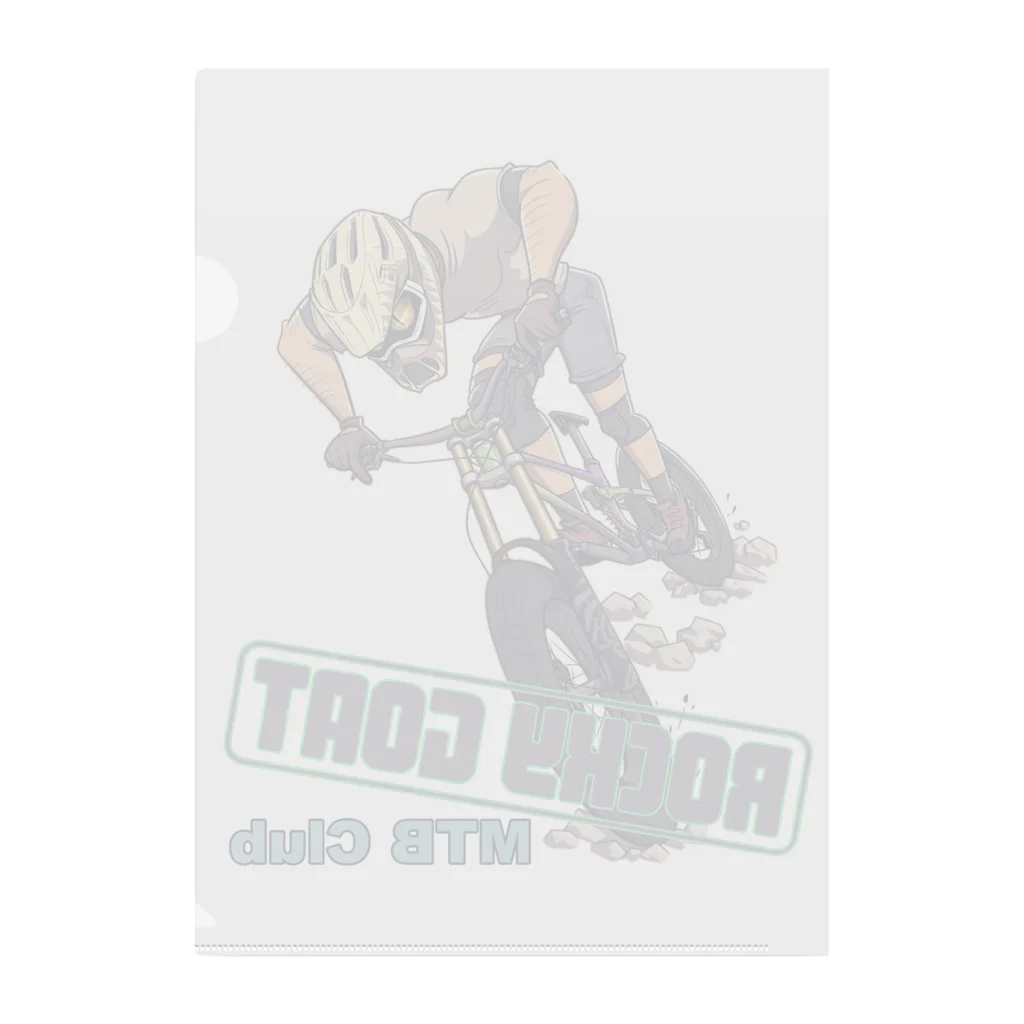 nidan-illustrationの"ROCKY GOAT" Clear File Folder