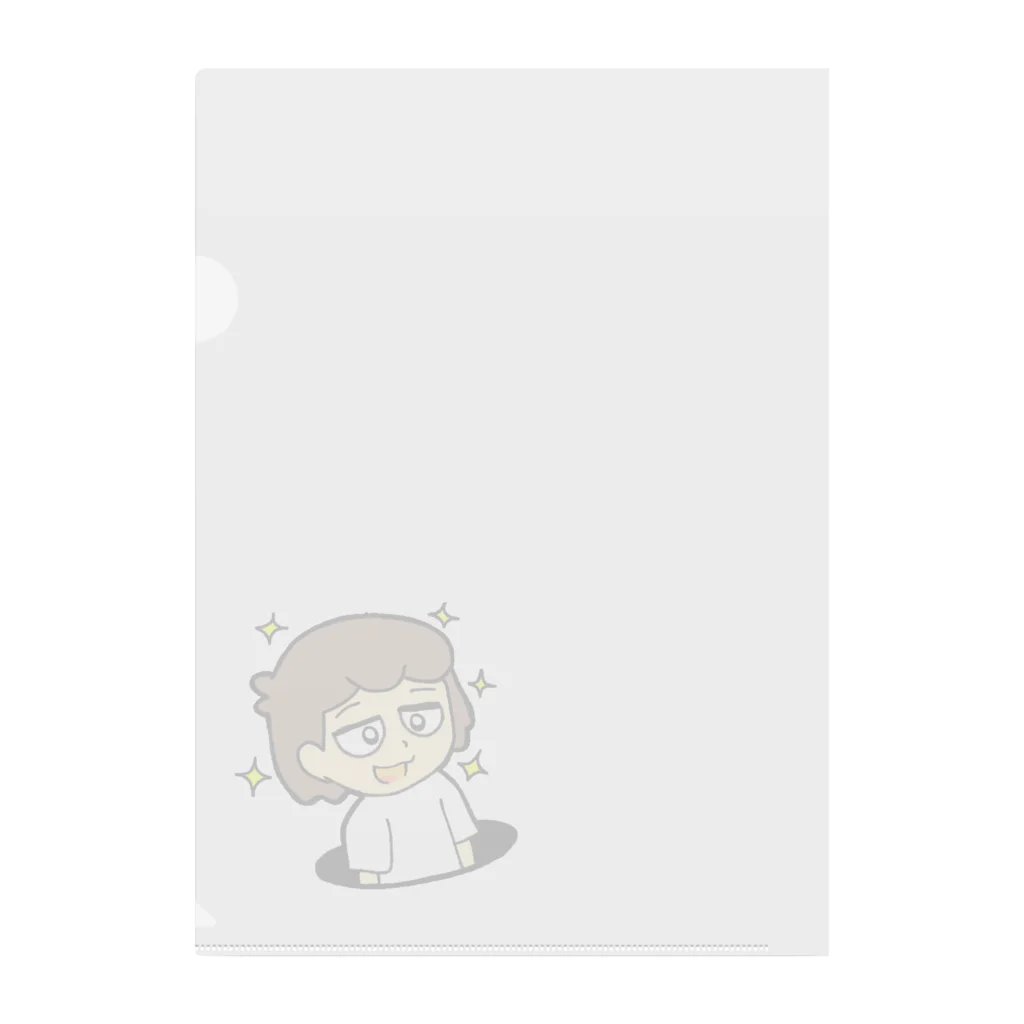 レウンの店のレウンくん (キラキラ) Clear File Folder