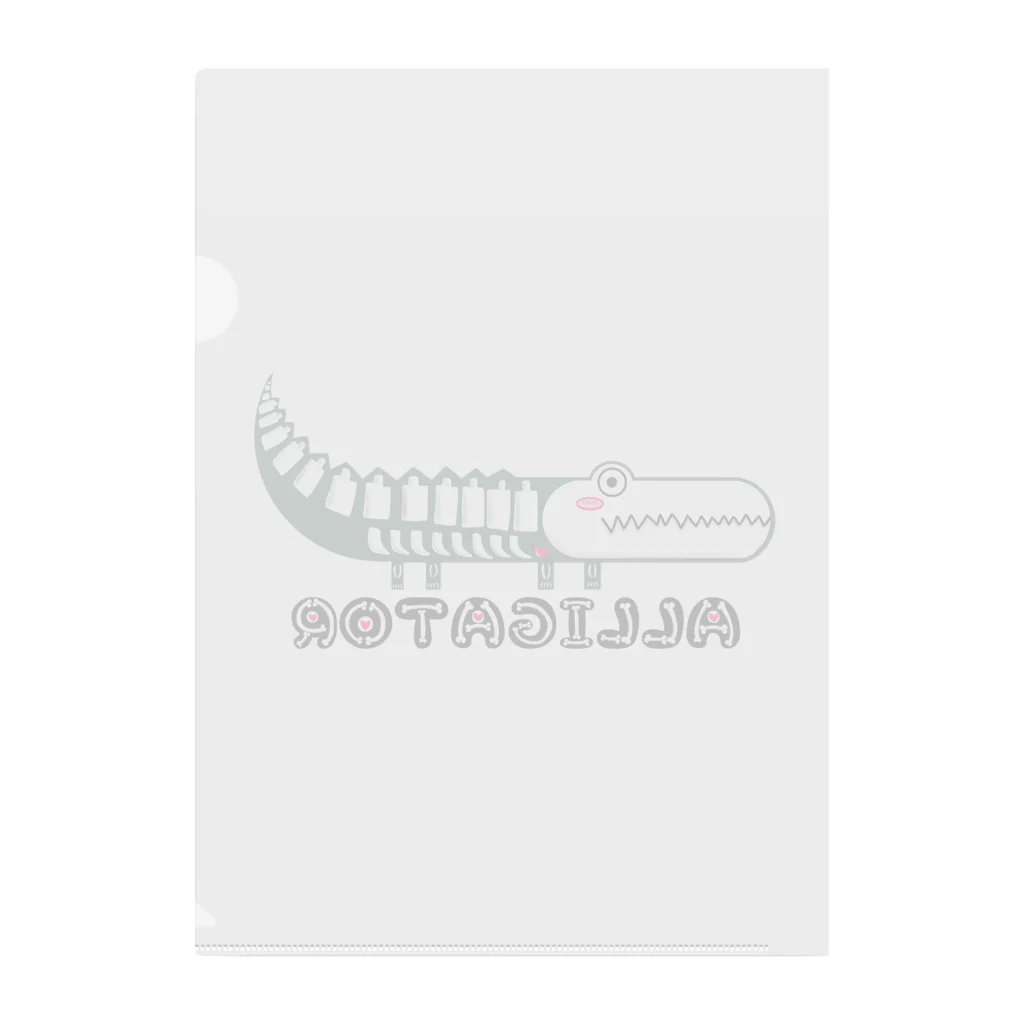 alligator_artのスケスケ鰐 Clear File Folder