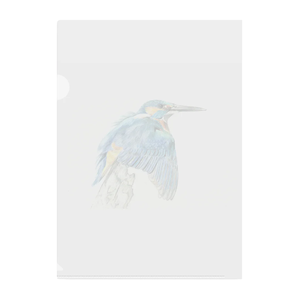 Birdbirdの小鳥　カワセミ Clear File Folder