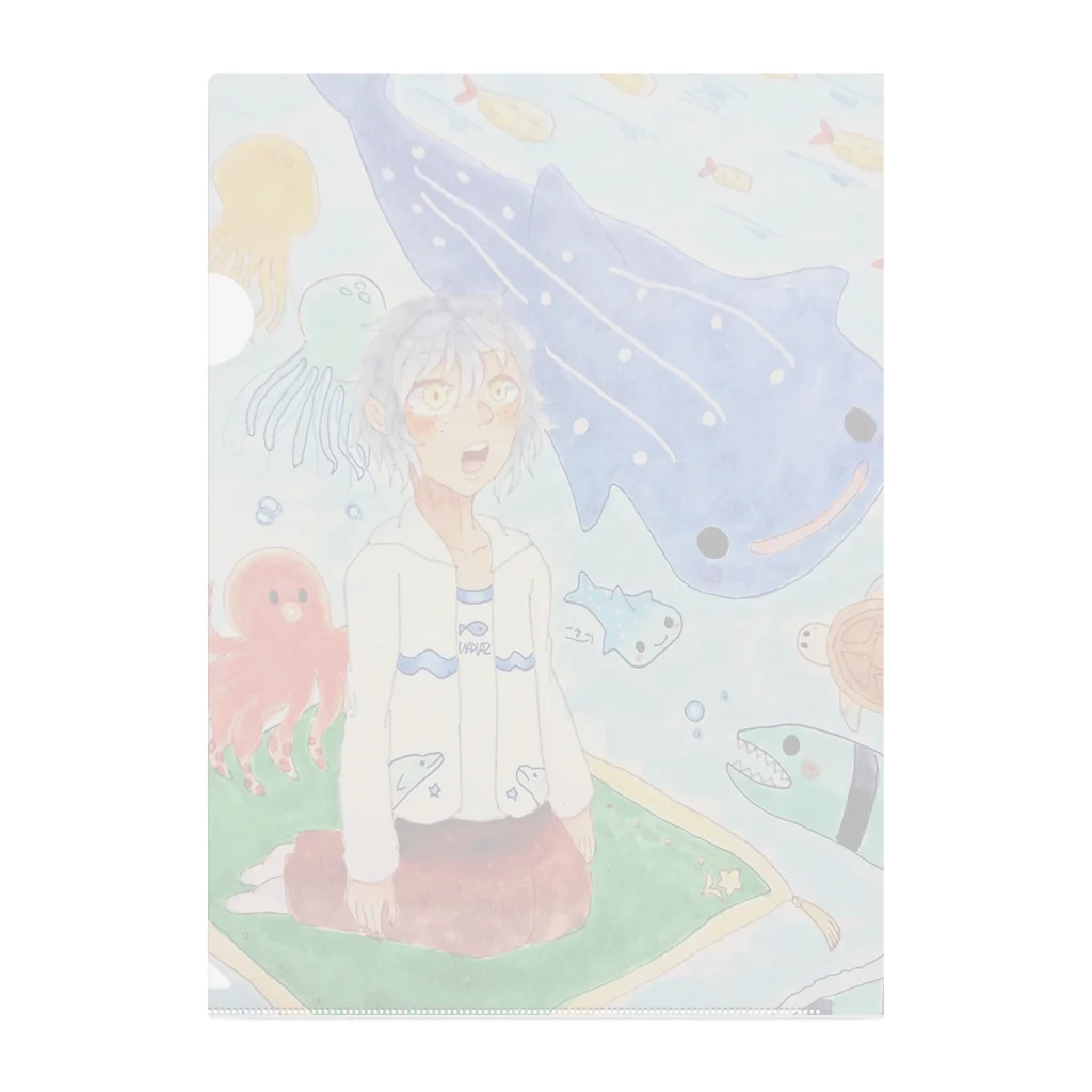 にちしょっぷの『Trip to aquatic paradise』 Clear File Folder