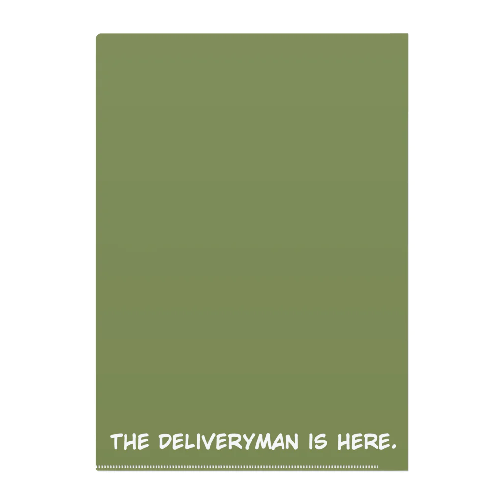 kanakanaのDeliveryman クリアファイル