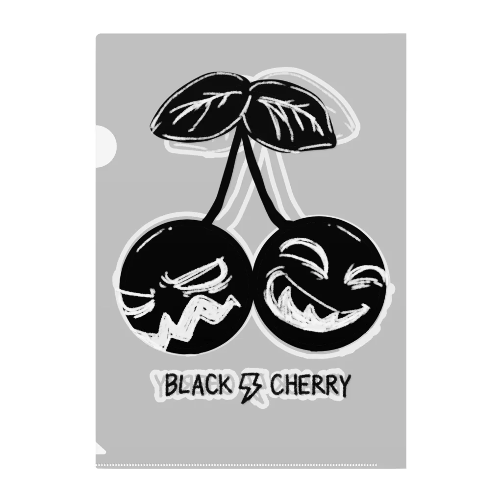 雨空ソーダの雨空ルイのBlack Cherry Clear File Folder