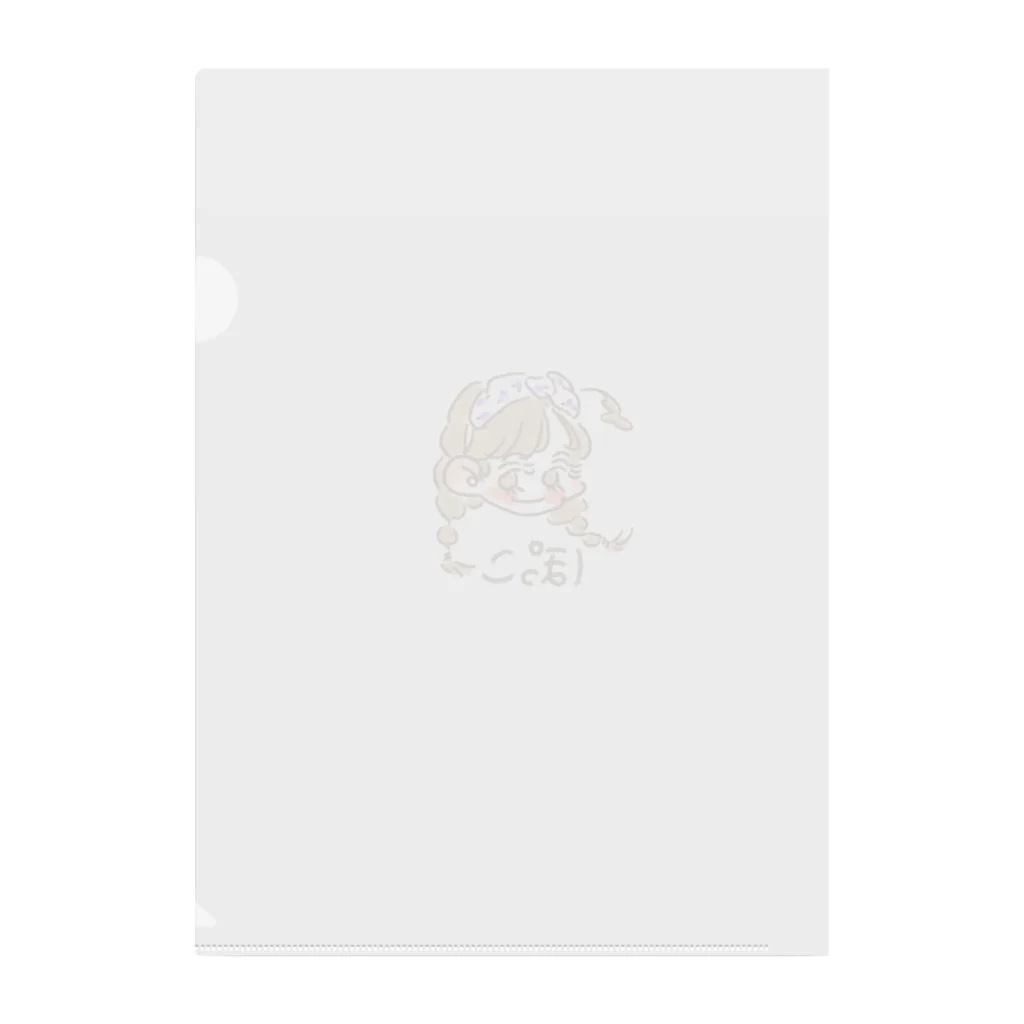 魔法使いになりたいぽっこ🌸のぽっこのグッズ Clear File Folder