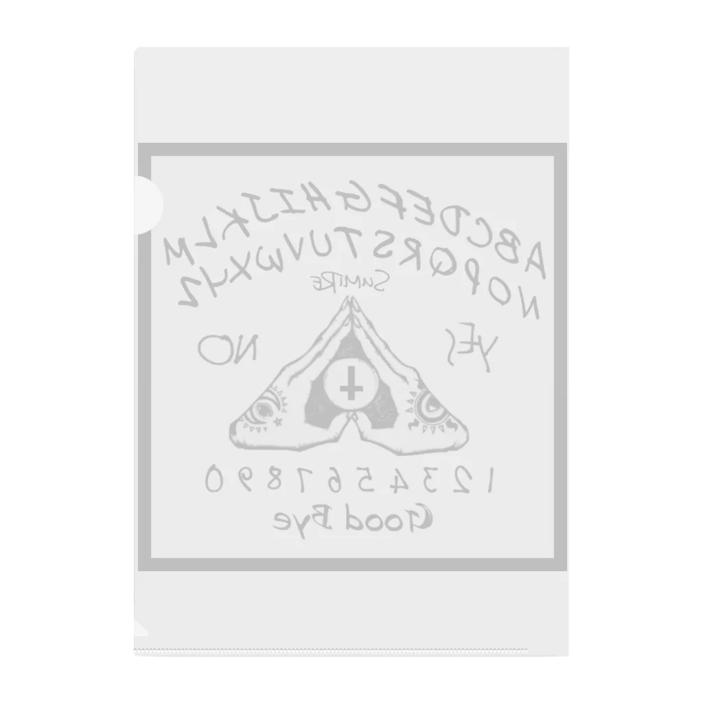 SumiReのウィジャボード　Ouija　白 クリアファイル