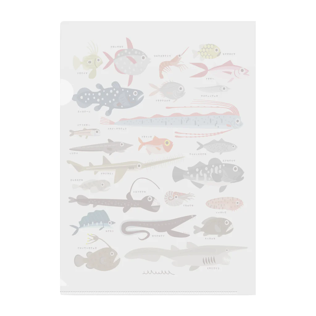 Astrio SUZURI店の深海魚 Clear File Folder