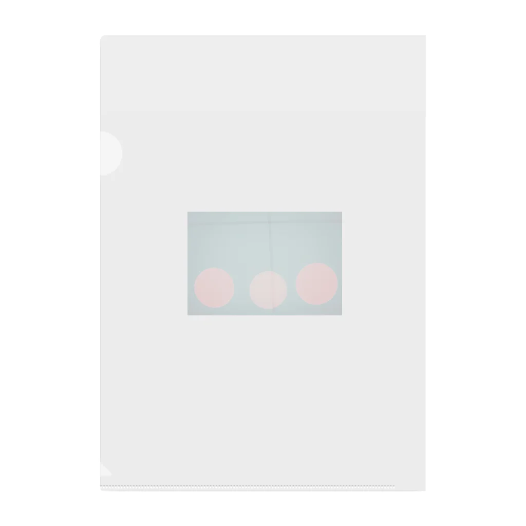 Mayaの3 lights - colour  クリアファイル