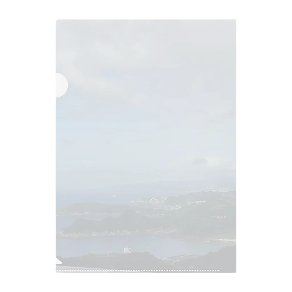 sparkjoy_studio のsky_001 Clear File Folder