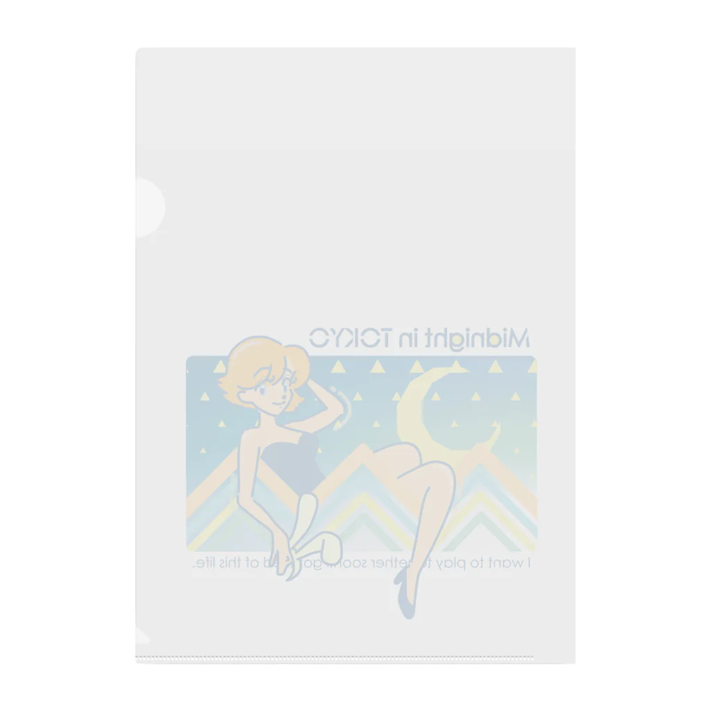 TSUKIKOU SHOP の月夜のバニーちゃん２ Clear File Folder