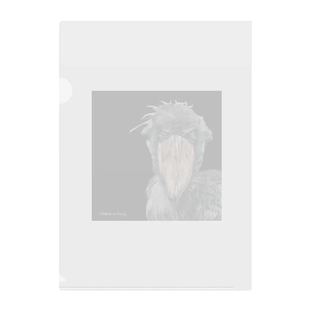 かりんのお店のハシビロコウ Clear File Folder