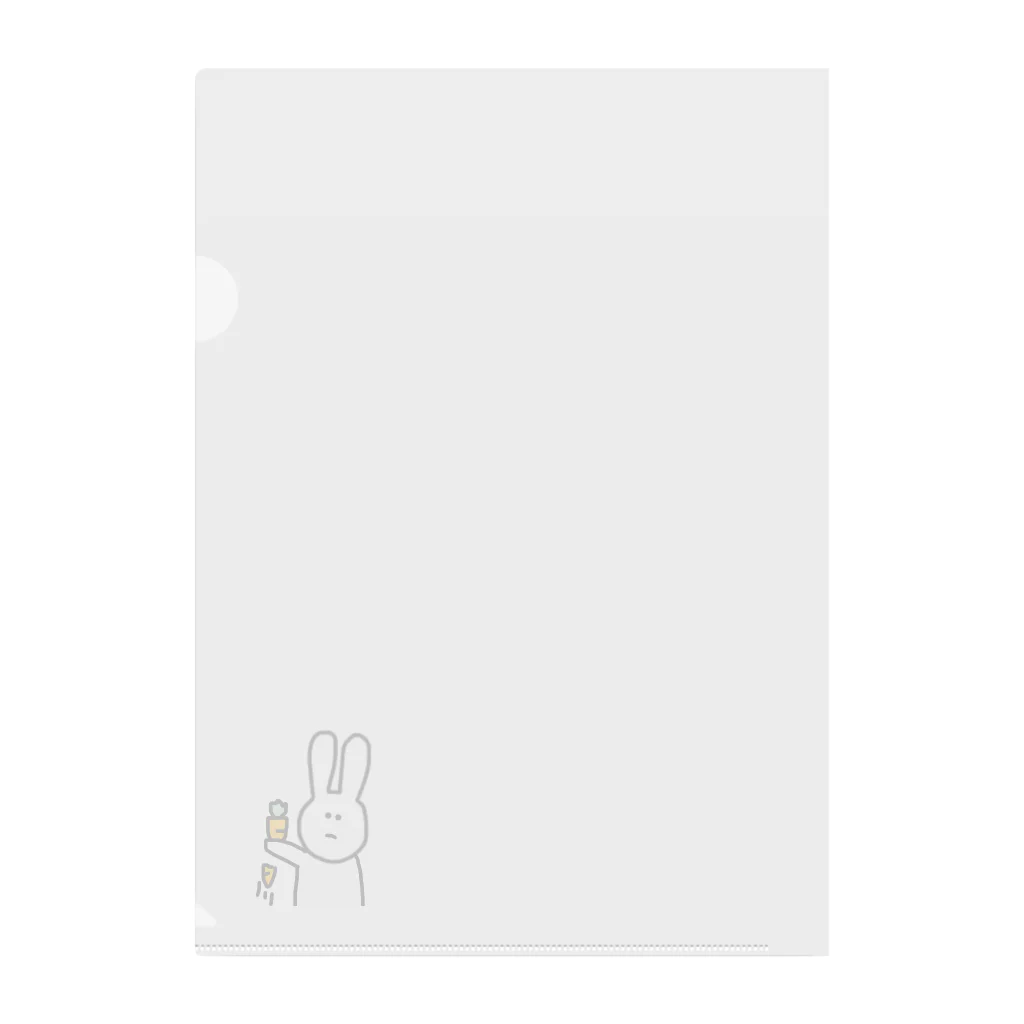 560のラビごろう Clear File Folder