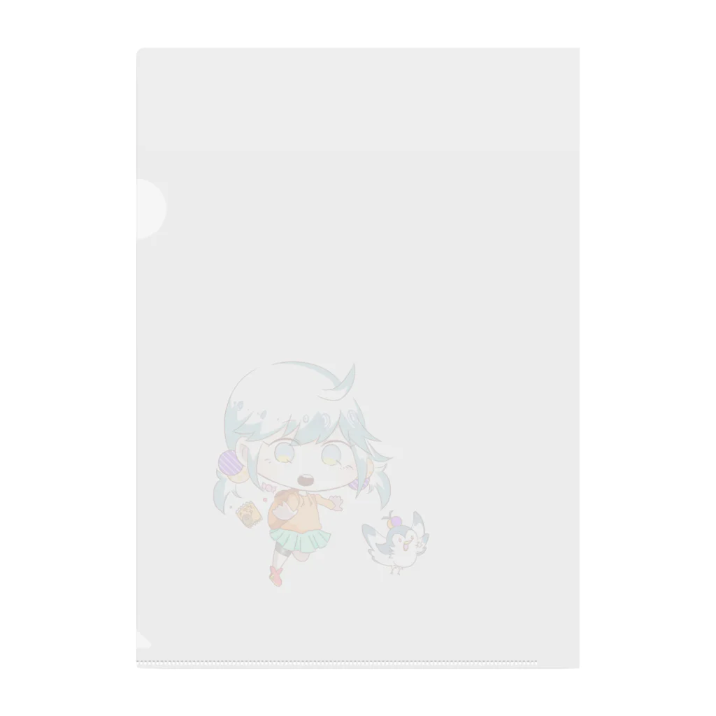 宇チュウ∅Store✩.*のカエデちゃんアイテム〜鳥さん追いかけVer.〜 Clear File Folder