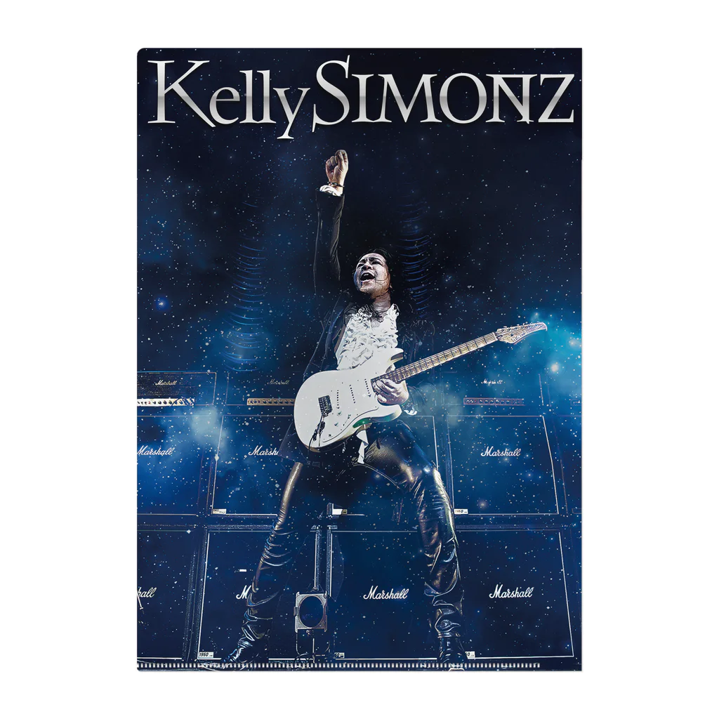 Kelly SIMONZのFIRE & ICE～Guitar Hero Series～ Clear File Folder