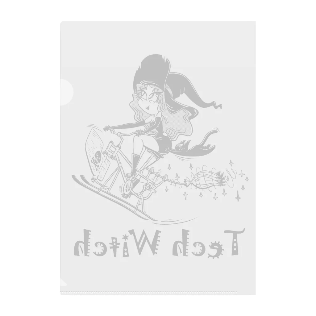 nidan-illustrationの“Tech Witch” Clear File Folder