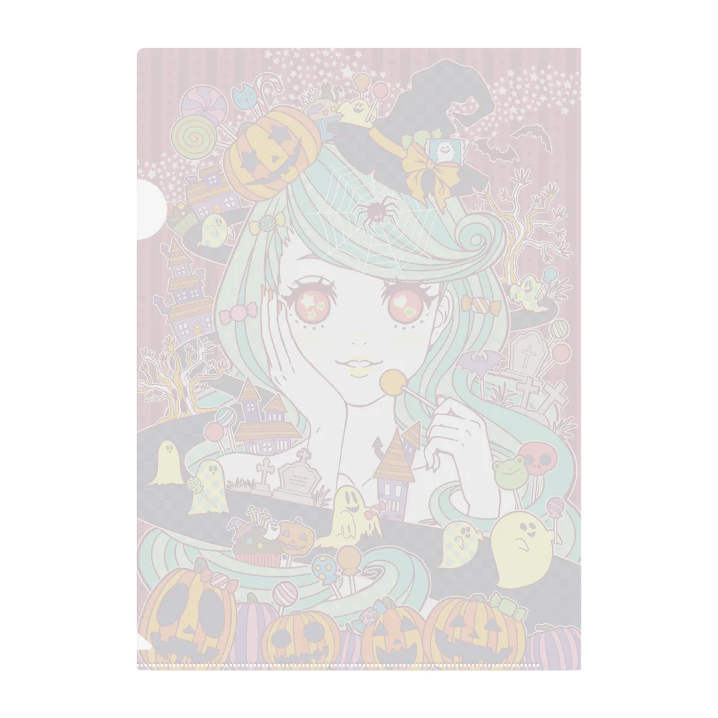 OKAKA屋のハロウィン Clear File Folder