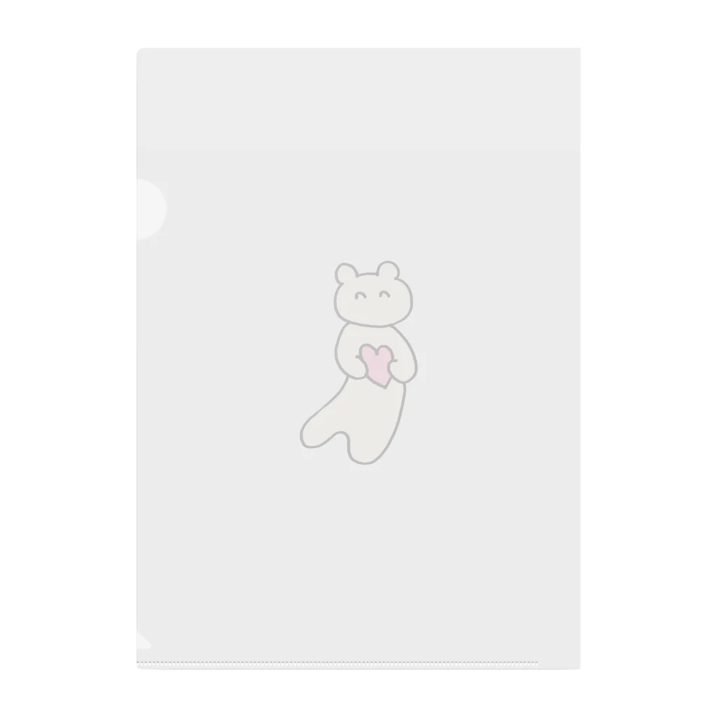 引き出しのなかのハートくま2 Clear File Folder