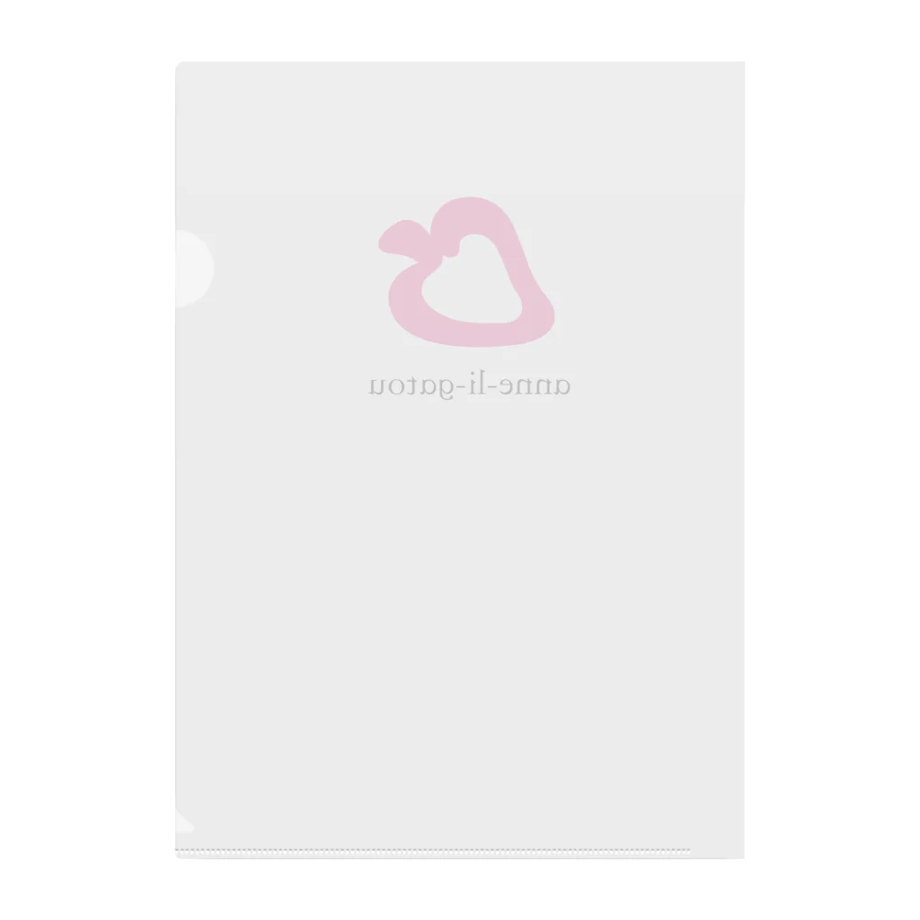 anne-li-gatouのロゴグッズ Clear File Folder