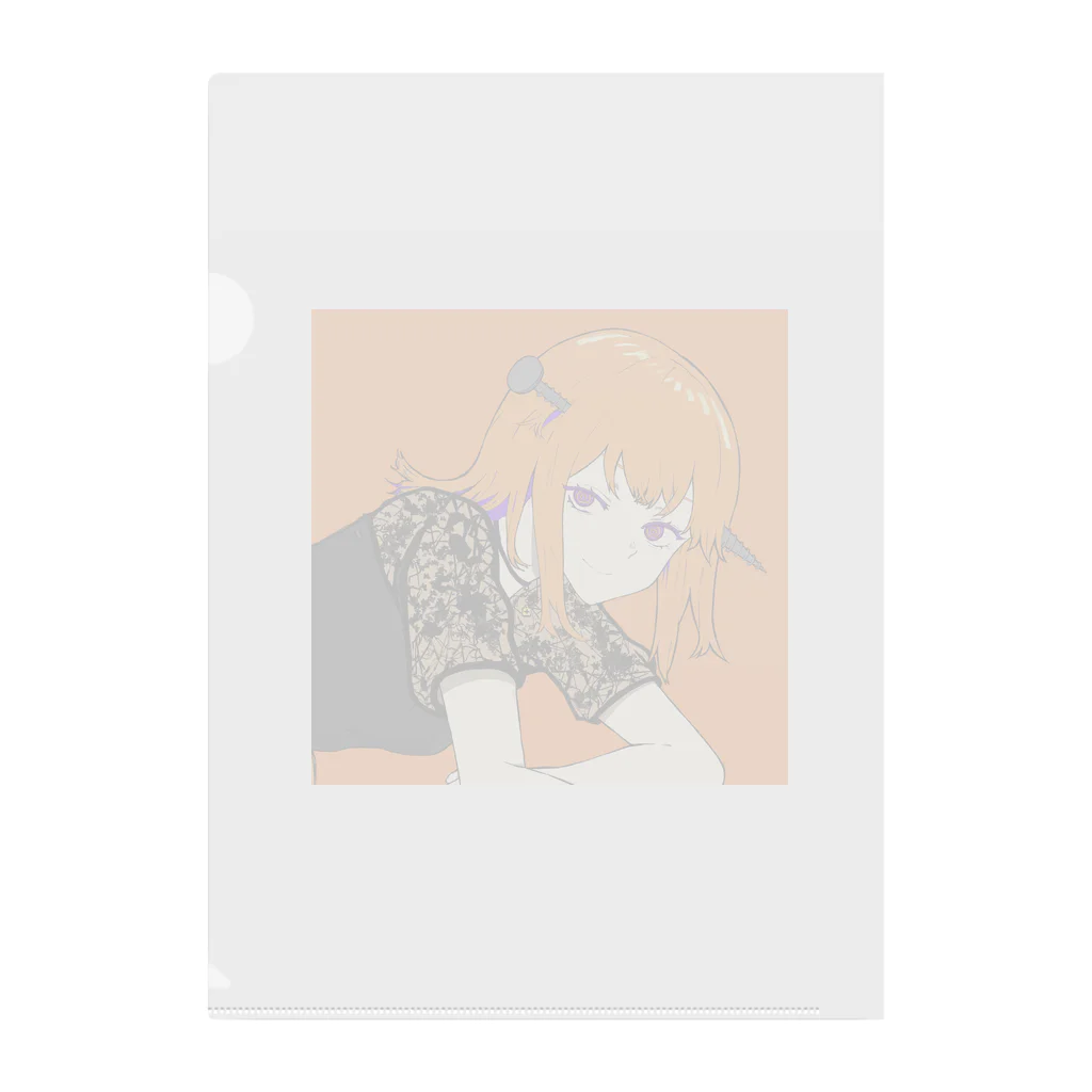 🥺如月🥺のハロウィン🎃ガール Clear File Folder