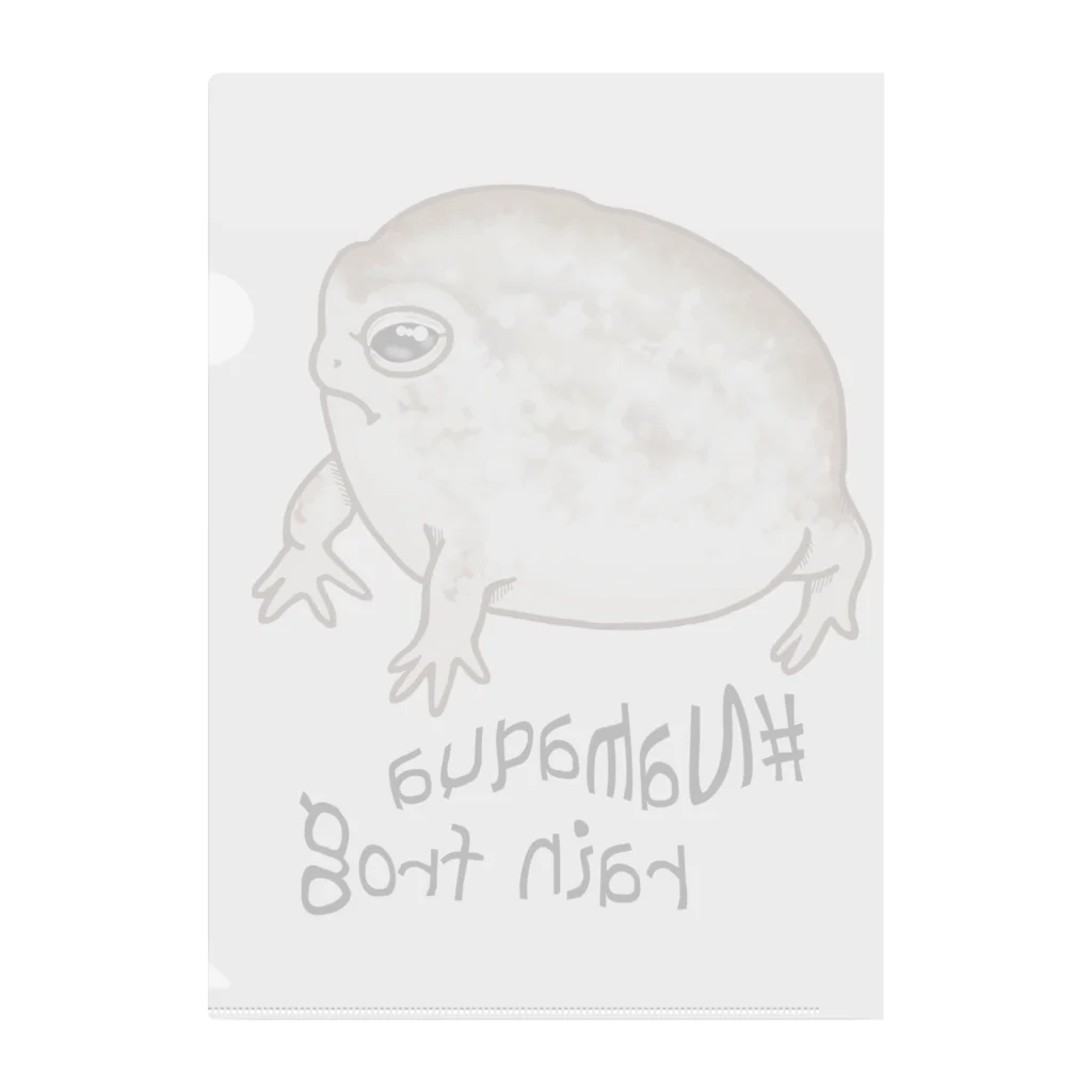 LalaHangeulのNamaqua rain frog(なまかふくらがえる) 英語バージョン Clear File Folder