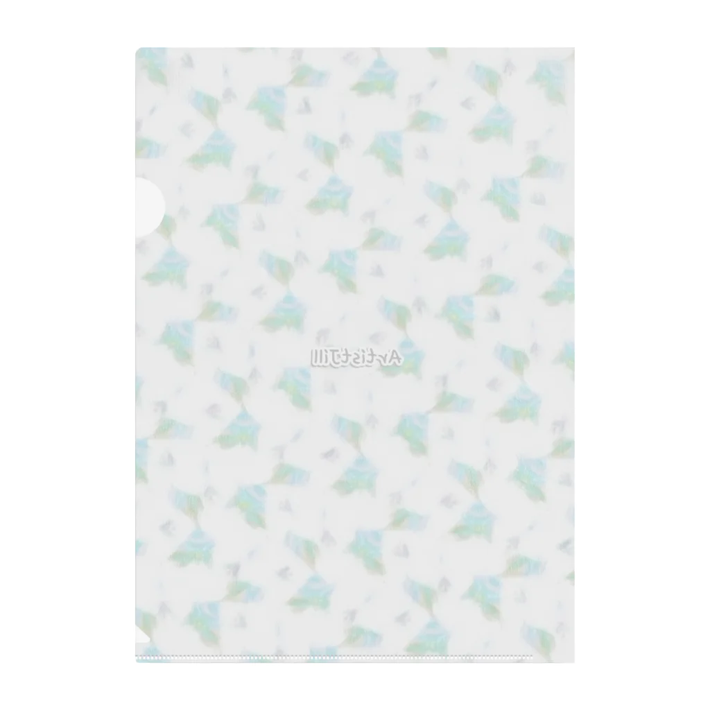 【ホラー専門店】ジルショップの絵画風さわやかグリーン Clear File Folder