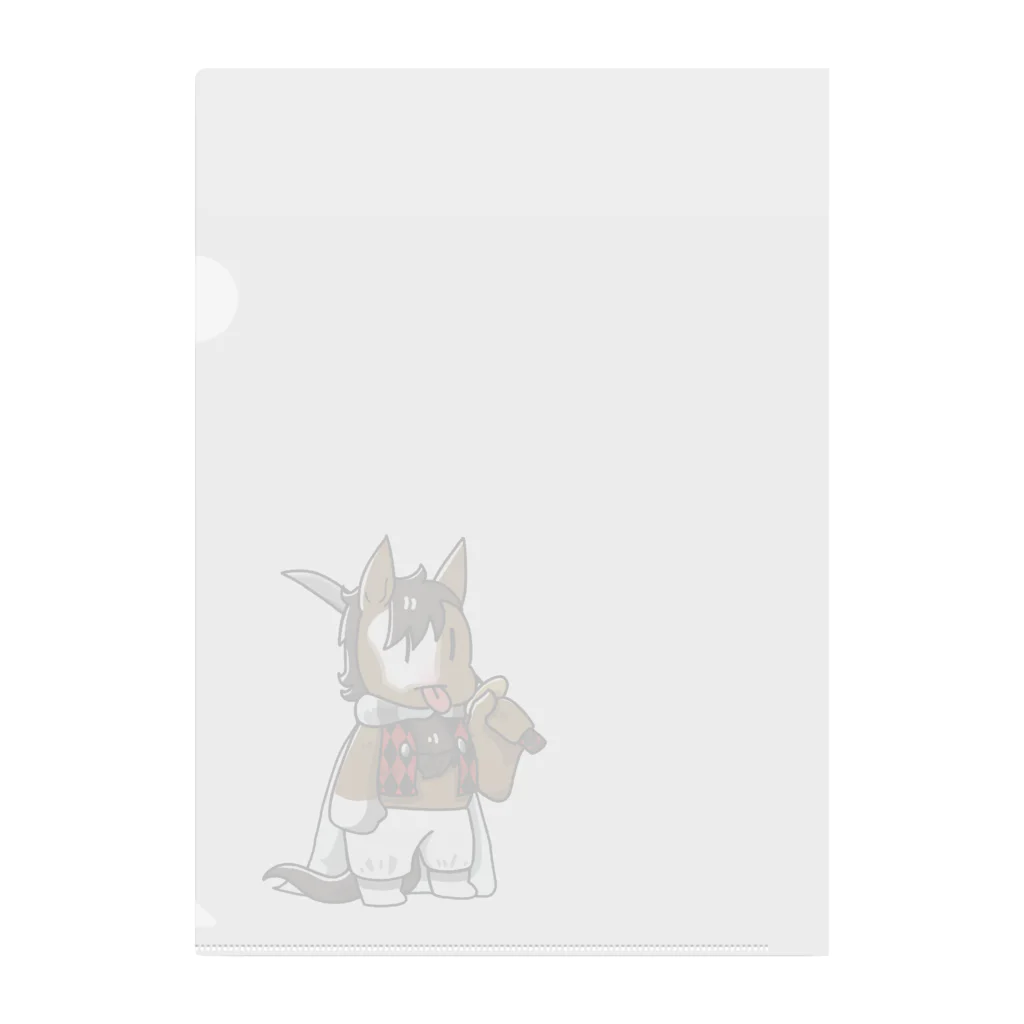 こび2号🐴の謙信公クリアファイル。 Clear File Folder