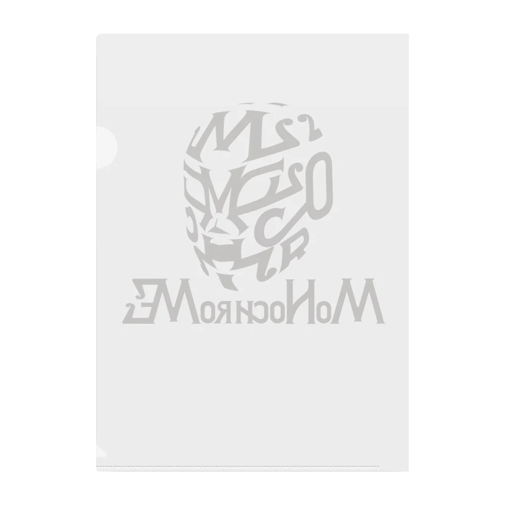 MoNochroMEのMoNochroMEマスク（黒） Clear File Folder