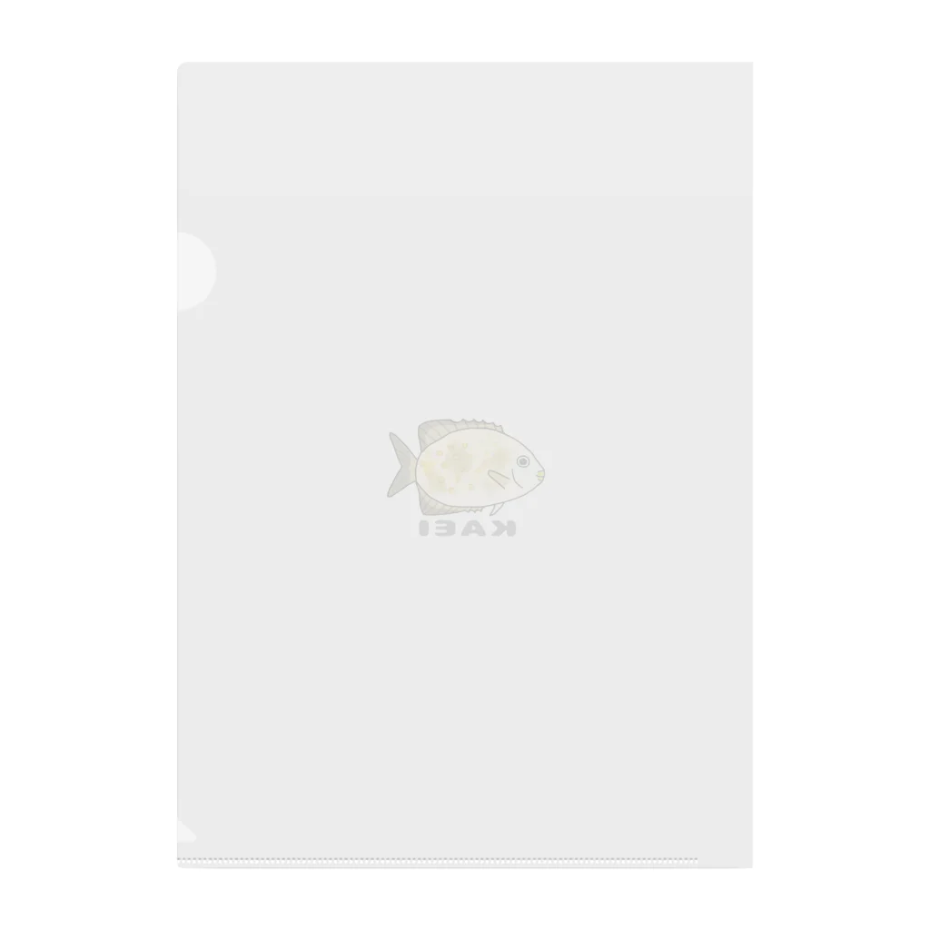 お魚のゆくい処🐟のお魚のゆくい処『カーエー』 Clear File Folder