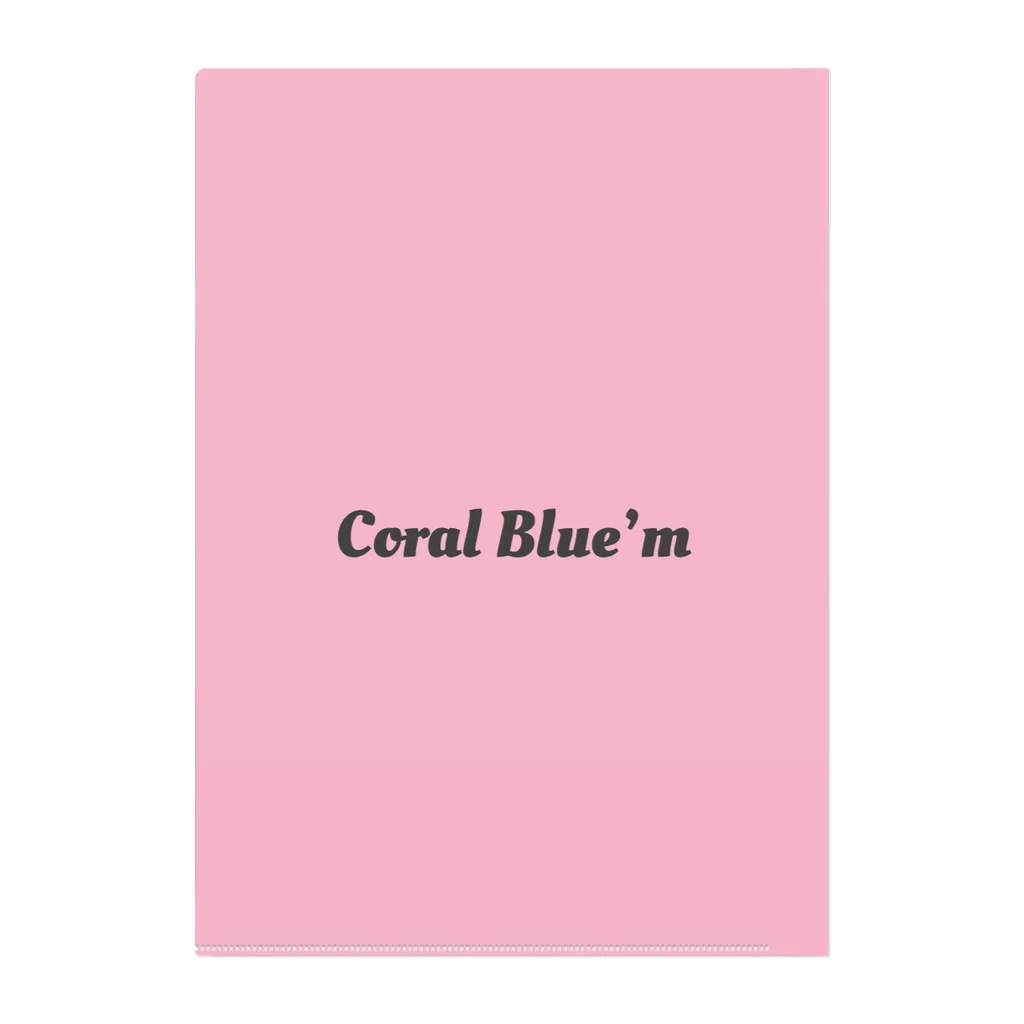 Coral Blue’mのテヅルモヅル　ファイル Clear File Folder