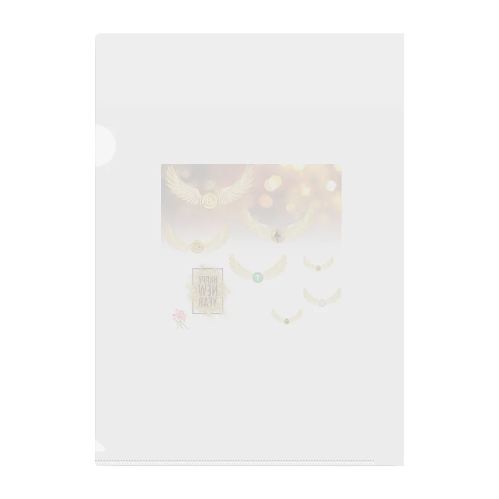 Studio Made in FranceのStudio Made in France 008 HNY flying coin Clear File Folder