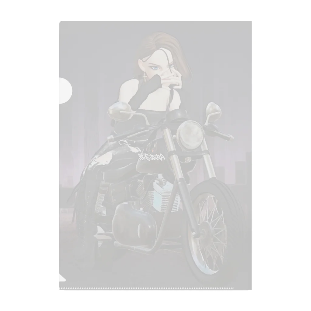 【ホラー専門店】ジルショップのCool woman Clear File Folder