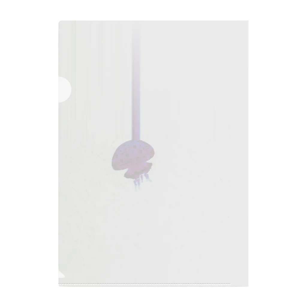 🐅🍷虎夜の紫海月 Clear File Folder
