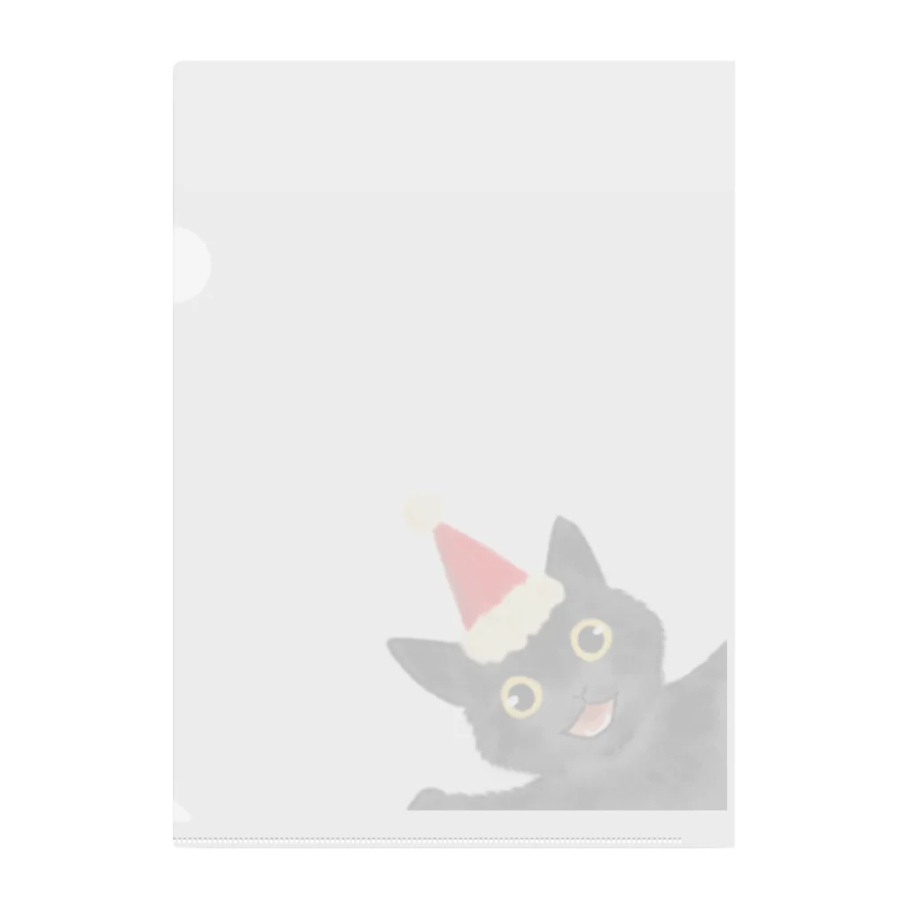 SHOP ベアたんの黒猫のやまとくん Clear File Folder