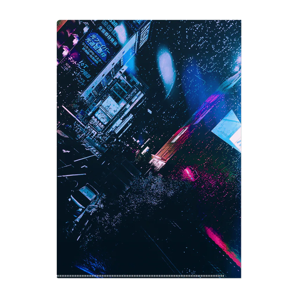 CageMaのCyber Neon Tokyo クリアファイル
