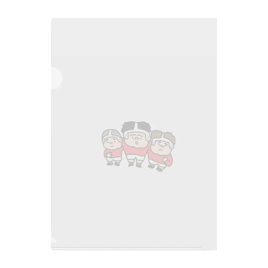 nekokokuのスクラム ラガーくん ラグビー Clear File Folder