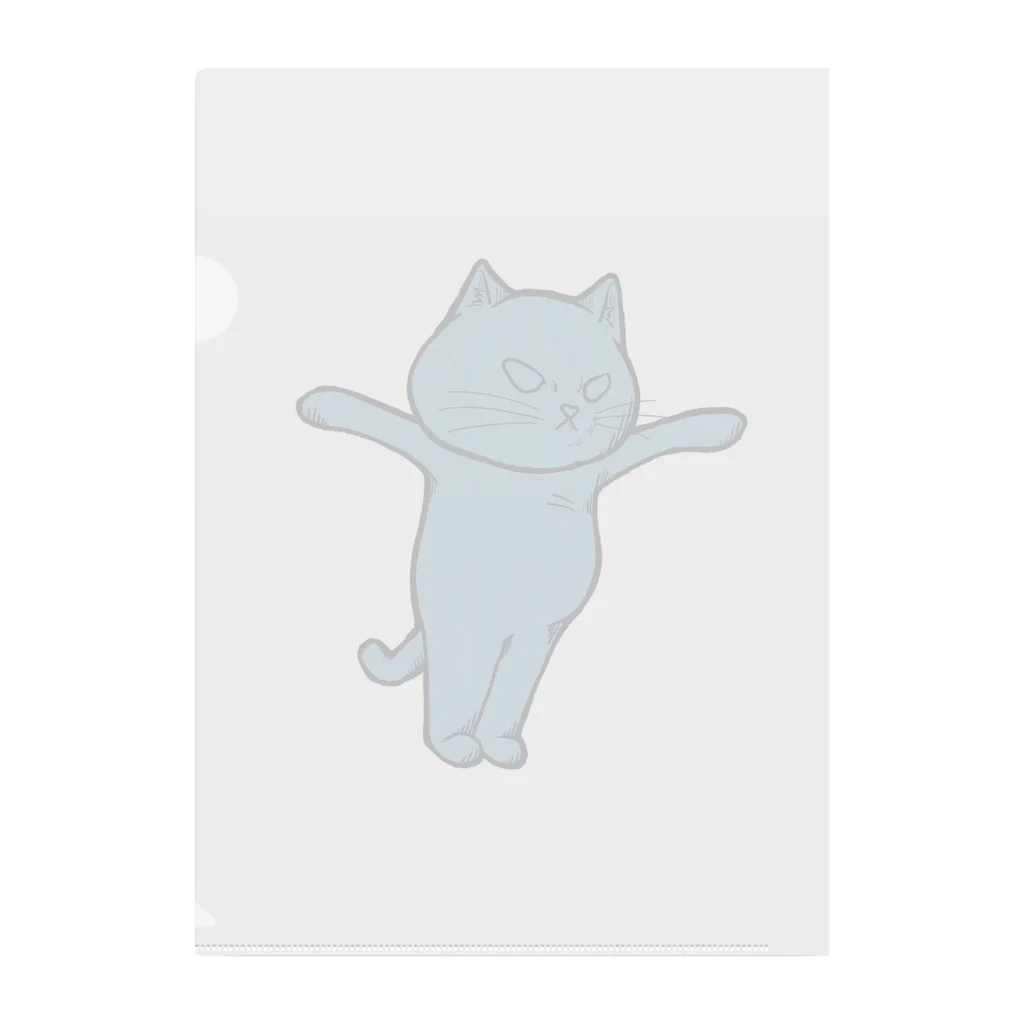 TAKE-TONの高飛び込み猫 DIVE  クリアファイル