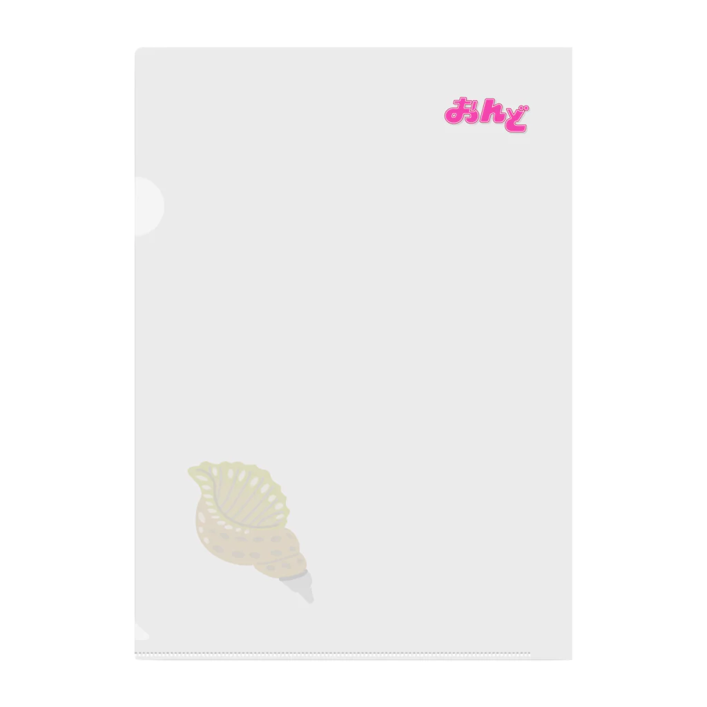 DOYASA! Records' Fancy Shopのほら貝 Clear File Folder