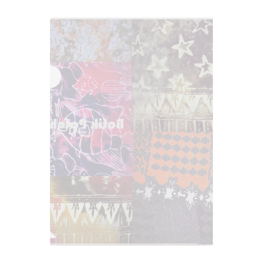 alt_203のBatik Patchwork クリアファイル