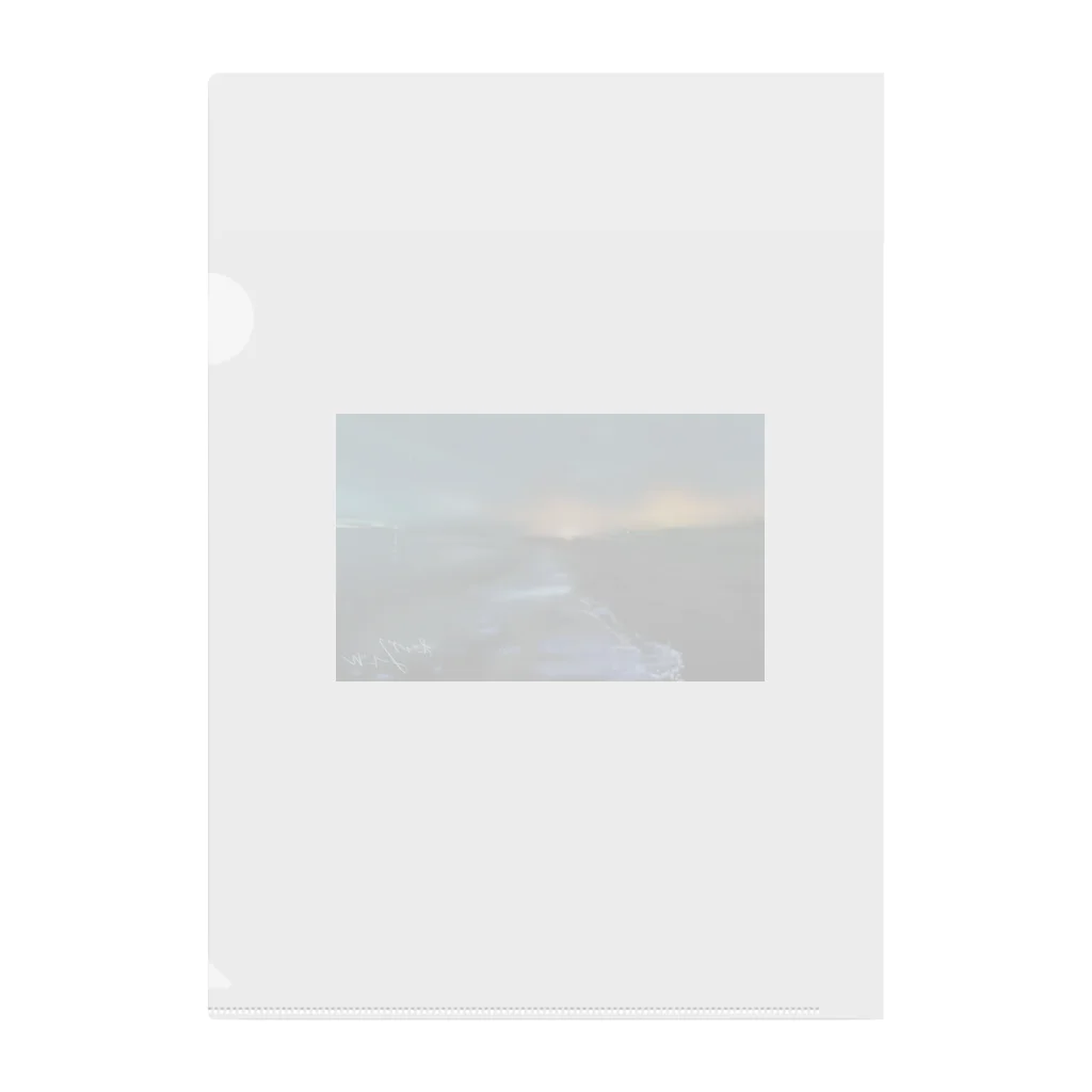 ポップヌードルの夜と海と光 Clear File Folder