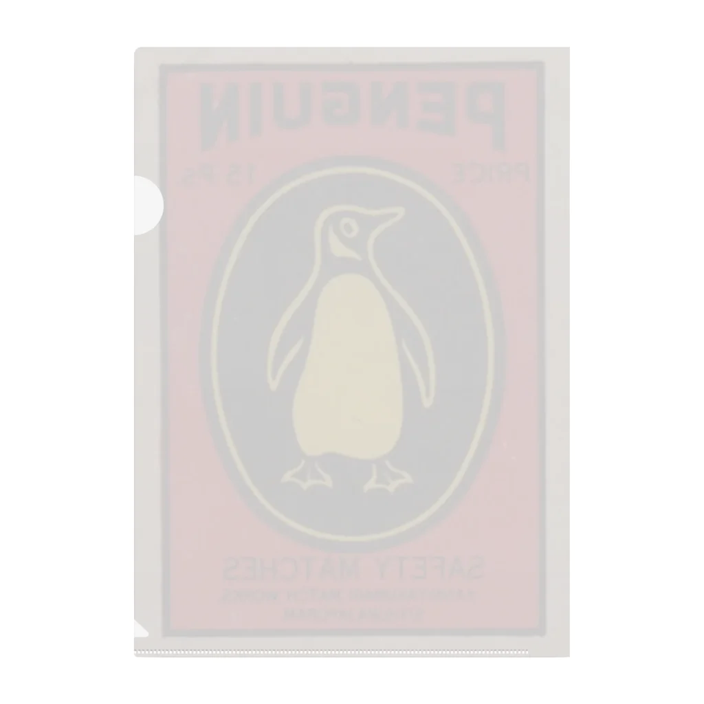 YS VINTAGE WORKSのペンギン penguin Clear File Folder